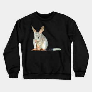 Australian Greater Bilby artwork. Cute little Bilby realistically painted. Australian endangered animal. Crewneck Sweatshirt